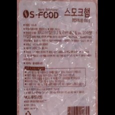 스모크쵸핑햄 에쓰푸드 1KG 식자재 도매 대용량 업소용, 1개, 단품