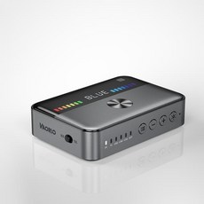 VAORLO DAC 블루투스 5.3 오디오 리시버 송신기 디지털-아날로그 변환기 저지연 NFC 무손실 음악 USB 드라, Silver, 02 Silver_01 V5.3, 한개옵션1, 02 VAORLO-M13-Silver