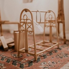 북유럽풍 스타일 아기 반려견 반려모 라탄 원목 마나 옷걸이장, 개, 미니버전