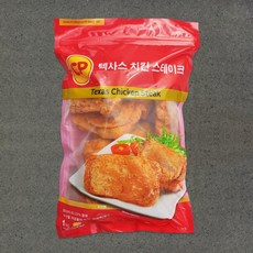 지케이푸드 CP 텍사스 치킨 스테이크 1kg (드라이) 닭다리살, 1개