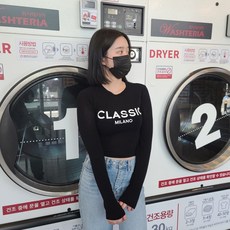 VANANA2 여성 라운드 넥 착붙 볼륨 타이트 이너 겸용 스판 슬림 핏 쫀쫀 쫄티 긴팔 심플 베이직 티 티셔츠
