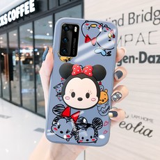 망고베리 Q판 화웨이 핸드폰케이스 액상 유리 큐트 독창적 P40PRO 보호케이스 남성 여성 타입 취미 개성 드랜드