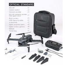 Zlrc Sg906 Pro 3Max 4k Hd 카메라 3 축 Eis 손떨림 방지 짐벌 장애물 회피 Brushless Foldable Rc Drone Quadcopter Rtf|, 단일, 1개, 3 battery