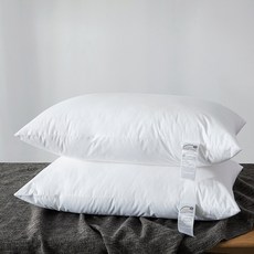 구스배게 구스베개 호텔베개거위털 잠자는 거위털 침구 베개 호텔 베개 깃털 다운 필링 목