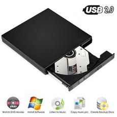 [해외] 삼성 소니 에이서 노트북 PC 슬림USB 2.0 외부 DVD 드라이브 8X DVDROM 콤보 플레이어 24X CDR 작가 광학 드라이브, 상세내용표시