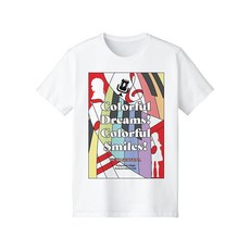러브 라이브! 니지가사키 학원 스쿨 아이돌 동호회 유키 세츠나 Colorful Dreams! Smiles! 음악 이미지 티셔츠 남성 M사이즈