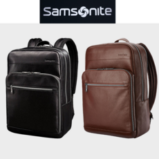 [미국정품] 샘소나이트 백팩가방 Samsonite Leather Slim Laptop Backpack