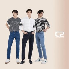 C2 [C2] 남성 뉴 웨이브 데님 팬츠 3종