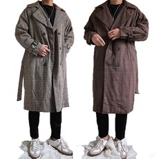 남자체크코트