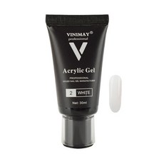 VINIMAY 투명 위장 컬러 네일 아트 하드 젤리 퀵 빌딩 익스텐션 껌 핑거 크리스탈 30ml, [02] 02, 1개