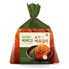 비비고 포기 배추김치, 3kg, 1개