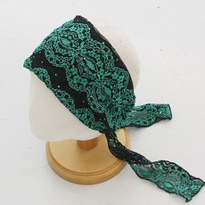 여성반짝이두건