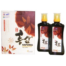 홍삼의 맛과 매실향이 가득 ~ 홍삼사포니아 1 000g X 2병/한국산/쇼핑백/무료배송, 상세페이지 참조