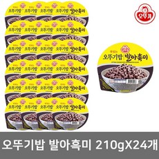 오뚜기밥 발아흑미 210g x 24개