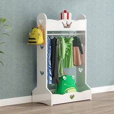 강아지옷장 행거 애견 이동식 디스플레이 나무 80x30x125cm 50x80우드접이식, 엔젤흰색행거 5개묶음, 5개