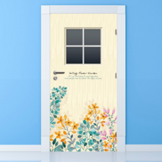 빈티지플라워벽지