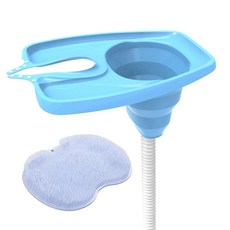 세발기 세면대 임산부 환자용 노약자 이동식샴푸대 머리감기기, 기본+발세척 브러시, 1개