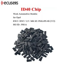 자동차경보기 5/10/30/50 ID40 자동 트랜스 폰더 자동차 키 칩 Opel Vauxhall Astra, 5 PCS, 5개