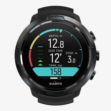 SUUNTO D5 스쿠버 다이빙 다이빙 컴퓨터 시계 방수 수중 Nitrox 다이빙 장비 무선 APP 탱크 포드 연결 수영 장갑, D5 올 블랙