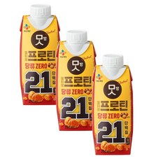 CJ 얼티브 프로틴 밤맛 250ml X 3개 250ml 1세트