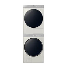 삼성전자 비스포크 세탁+건조세트 WF21A9400KE+DV17A9720BE 상단설치