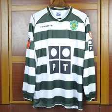 축구유니폼 2001-03시즌 경기 홈그라운드 C호나우두 호나우지뉴 복고 클래식한 긴팔 세트포장 구기운동복