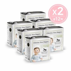 애플크럼비 프리미엄 친환경 기저귀 팬티형 XL 12팩, 단품