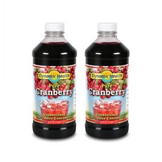 다이나믹헬스 Dynamic Health 다이나믹 헬스 100% 퓨어 크랜베리 원액 농축액 Pure Cranberry Juice Concentrate, 2개, 473ml