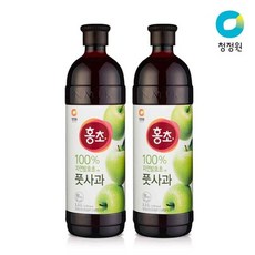 [청정원] 홍초 풋사과 1.5L x 2개, 상세 설명 참조, 상세 설명 참조