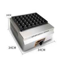 상업용 에그 와플 머신 새 전기 타코야키 메이커 생선 그릴 스낵, 12.gas - 110V-AU