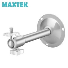 MAXTEK 알루미늄 360도 회전 CCTV 거치대 1관절/MT421/볼타입 헤드/CCTV IP 카메라 브라켓/천장 벽면등에 고정, 1개