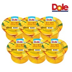 Dole 돌 컵젤리 망고 젤리200g - 푸딩 과일젤리 쁘띠첼, 1.2kg, 1세트