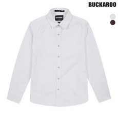 버커루 남성 면 겉 피치 구제 셔츠(B174SH340P)