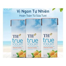 TH TRUE YOUGRT 오렌지맛/베트남 요거트, 8개, 180ml