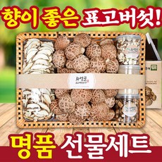 향이좋은 표고버섯 설날 명절 선물세트 생 표고 말린 건 표고버섯가루, 옵션1_선물세트