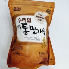 우리밀로 옛날 통밀가루, 1kg, 3개