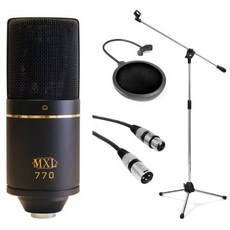 MXL 770 유투브 방송용 컨덴서 마이크 패키지 FC3S3, 본품
