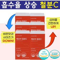철분 비타민C 빈혈 철분제 어지럼증에 좋은 영양제 빈혈약 식물성 철분 흡수율 높은 철분제