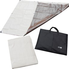 이드나인 캠핑 그라운드시트 베이지투톤 3x4m+가방, 단품