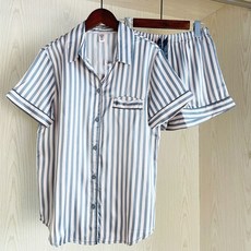 임산부 잠옷 임부잠옷 수유잠옷 임산부잠옷 수유복 홈웨어 2 조각 세트 여성용 새틴 홈