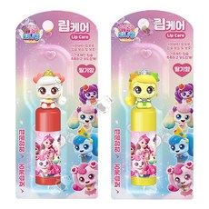 뉴 캐치티니핑 립케어 딸기향 24년제조, 2개, 4g, 새콤핑1개+달콤핑1개