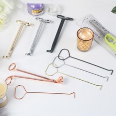 양키캔들 심지가위 윅트리머 윅디퍼 고급도금 패턴 라이터 세트, 블랙스너퍼 세트, 1개