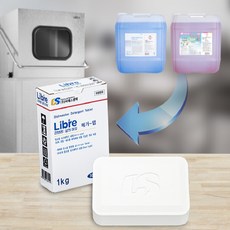 업소용식기세척기 고체형 세제+린스 올인원 메가탭 1Kg 300회 사용분