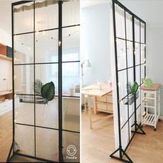 사무실 침실 파티션 가림막 칸막이 공간분리 인테리어 가벽, A.높이100cm폭180