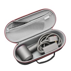 RLSOCO 다이슨 슈퍼소닉 헤어 드라이어용 여행용 케이스 보관 가방 - 블랙, Black