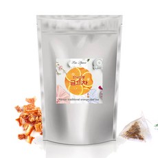 [티스페이스] 순수 한국 전통차 프리미엄 귤피차 100티백 카페용 업소용 대용량, 1개, 100g, 100개입