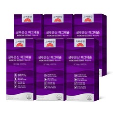 고려은단 글루코산 마그네슘 액상스틱, 6개, 300ml