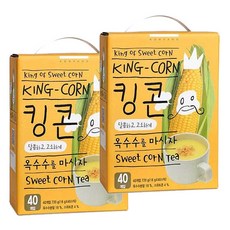 킹콘 옥수수콘차 40T/간식 식사대용 유통기한 25.2.21, 1개