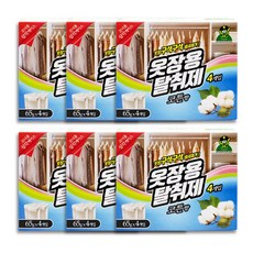 옷장용 탈취제 65g*4입 코튼향 옷장/서랍/신발장탈취제, 260g, 6개