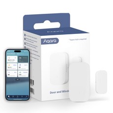 Aqara Alexa HomeKit Google Home Siri 개폐 센서 도어 센서 도어 개폐 센서 창 센서, 1개